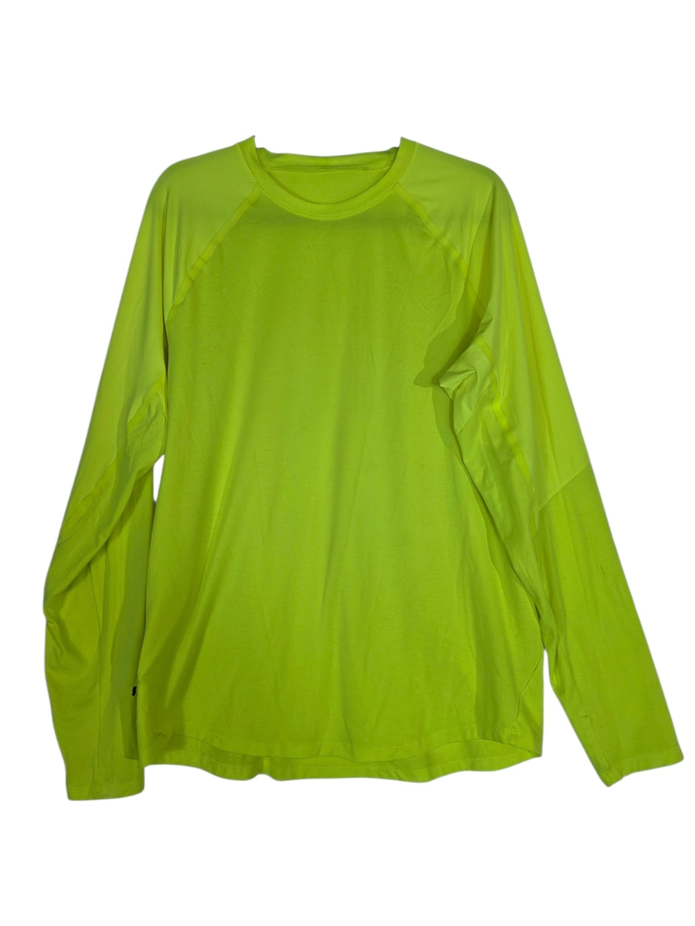 lululemon athletica lightweight Men’s Long Sleeve Tee - Neon Lime